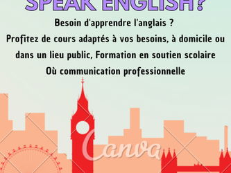 Cours d'anglais adomicile