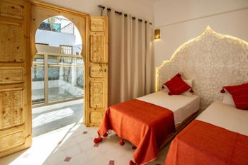 Vente riad maison d&#039;hotes 4 chambres piscine Marrakech Maroc
