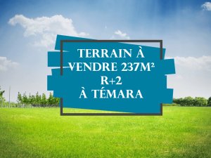 Vente terrain 237m&amp;sup2 rplus2 temara Rabat Maroc