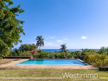 Vente Belle villa colonial 1 vue mer Tamarin Ile Maurice