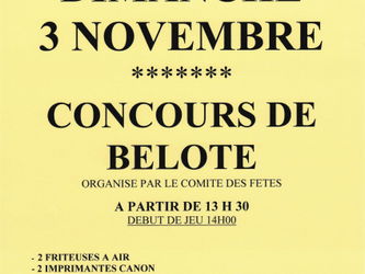 AFFICHE BELOTE