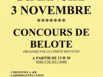 AFFICHE BELOTE