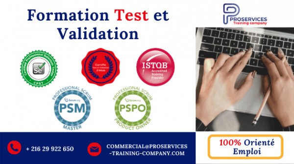 Formation Test Validation L'Ariana Tunisie