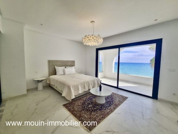 appartement pieds dans l'eau à louer à Hammamet