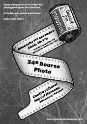 Affiche de la 34e Bourse Photo de Strasbourg