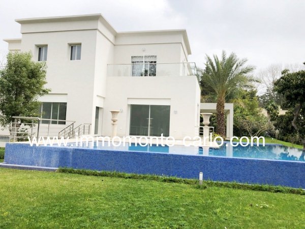 Vente Rabat villa refaite neuf quartier Souissi Maroc