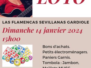 loto association las flamencas sevillanas gardiole Mireval Hérault