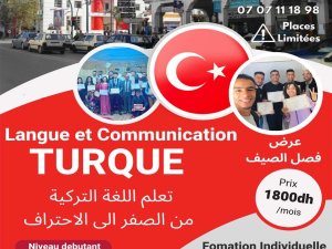Langue Communication Turque Kenitra Rabat Maroc