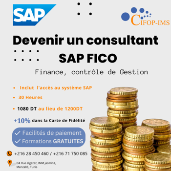 Annonce Formation SAP Fico Tunis Tunisie