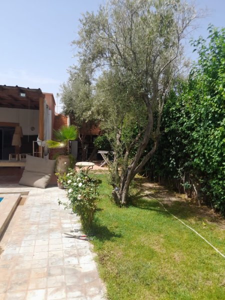 maison location rte d'ourika 800m vec piscine jardin Marrakech Maroc