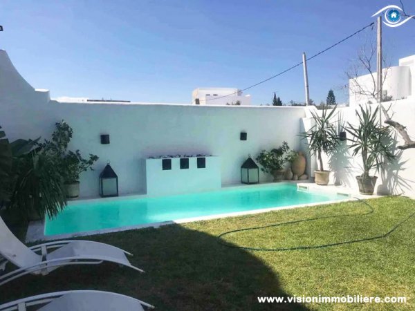 Location Villa Nartuby S+4 Hammamet Tunisie