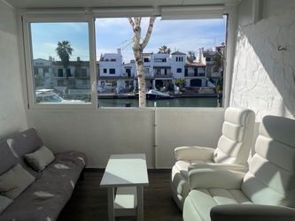 Superbe Appartement vue canal parking privé Option centre d&#039;Empuriabrava