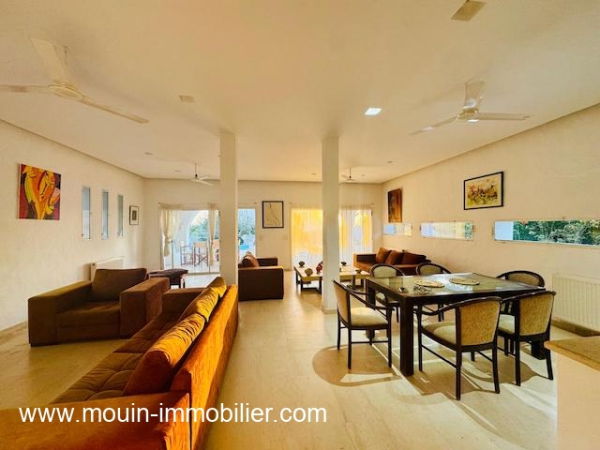 villa avec piscine à louer à hammamet