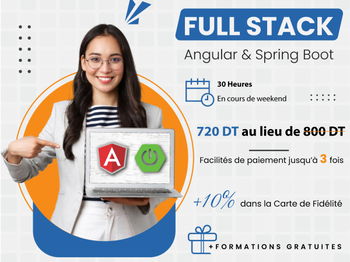 Formation FullStack Angular &amp; SpringBoot Tunis Tunisie