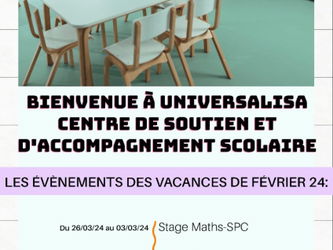 Stage intensif enseignement Spécialité Rabat Maroc