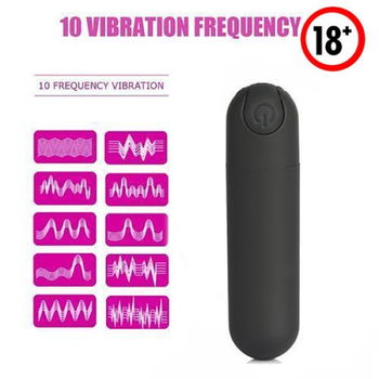 Viibromasseur Rechargeable USB 10 Vitesses Noir Dakar