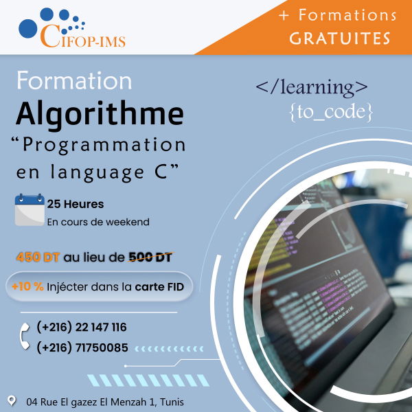 Formation Algorithme et langage C