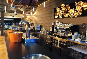 Fonds commerce Santa Pola Alicante Espagne Bar restaurant face port