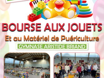 Annonce BOURSE AUX JOUETS MATERIEL PUERICULTURE CHAMBLY Oise