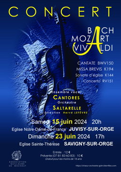 Affiche concert Savigny 23 juin
