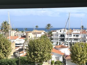 Vente appartement vue mer terrasse Empuriabrava Espagne