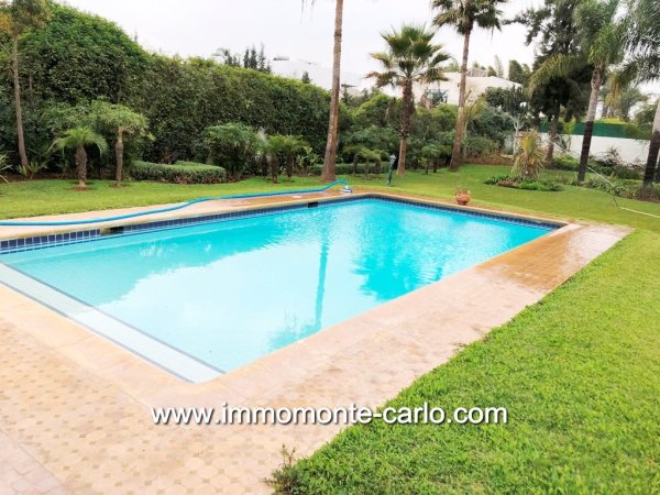 Location Villa neuve piscine Souissi RABAT Maroc