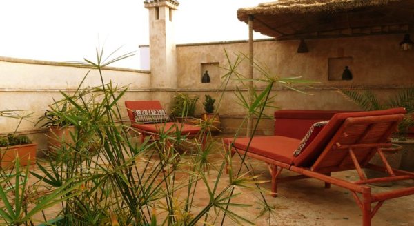 Vente agréable riad jardin Essaouira Maroc