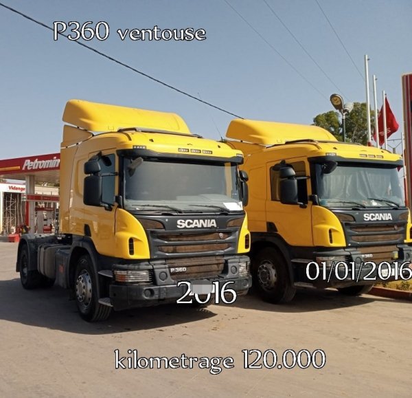 2 Camions Scania ventouse Benslimane Casablanca Maroc