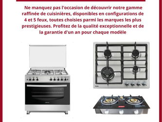 PLAQUES  DE CUISSONS ET CUISINIERE