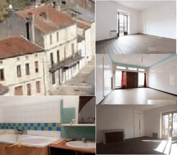 Vente maison ville attenante jardin Fumel Lot et Garonne