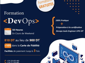 Formation DevOps &amp; Préparation DevOps Tools Engineer Tunis Tunisie