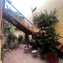 escalier patio