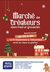 Annonce Marché Noël créatrices créateurs locaux Saint-Herblain