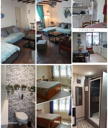 Location maison jardin -100m plage wissant côte d'opale Pas Calais