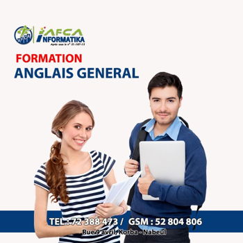 Cours d&#039;Anglais Intensif 30H Korba Nabeul Tunisie