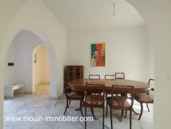 Villa de plein pieds à louer à hammamet