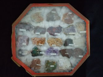 Piéres minérales du sol du Maroc