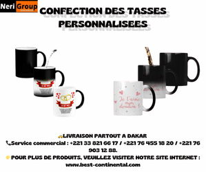 Annonce TASSE PERSONNALISÉE BON PRIX SENEGAL Dakar Sénégal