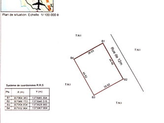 Plan terrain