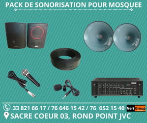 Annonce NOUVEAU PACK COMPLET SONORISATION POUR MOSQUÉE À BON PRIX 03 Dakar