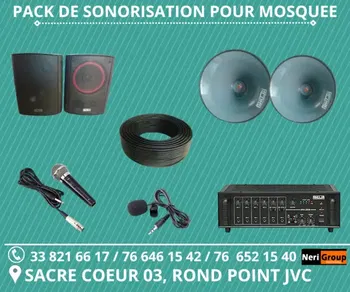 Annonce NOUVEAU PACK COMPLET SONORISATION POUR MOSQUÉE À BON PRIX 03 Dakar