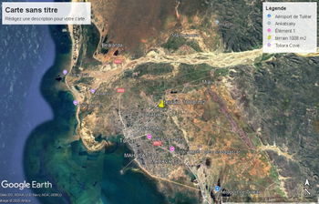 Latitude 23°20'12.05"S Longitude  43°41'21.04"E