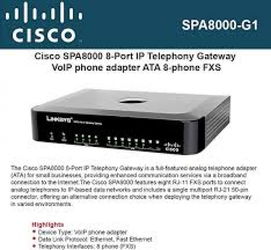 Vends Passerelle Cisco VoIP 8 ports FXS Dakar Sénégal