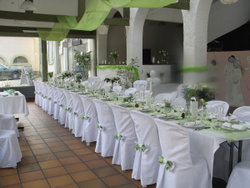 housse de chaise mariage coton