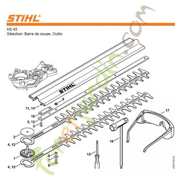Pieces taille haie stihl Aouze Vosges