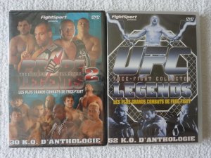 Lot 2 DVD UFC Legends Pride Legends 2 neuf Andard Maine et Loire