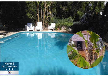 piscine et jardin commun 