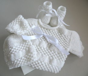 Trousseau Blanc bébé tricot fait main Sète Hérault