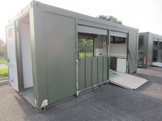 SHELTER 20&amp;rsquo ISO / Abri Technique Mobile Double ouverture latérale