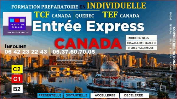 Préparation Individuelle TEF TEFAQ Canada TCF Canada France TCF Québec